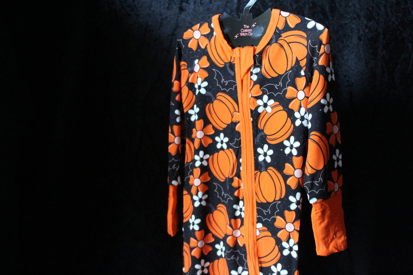Pumpkin Bats Onesie