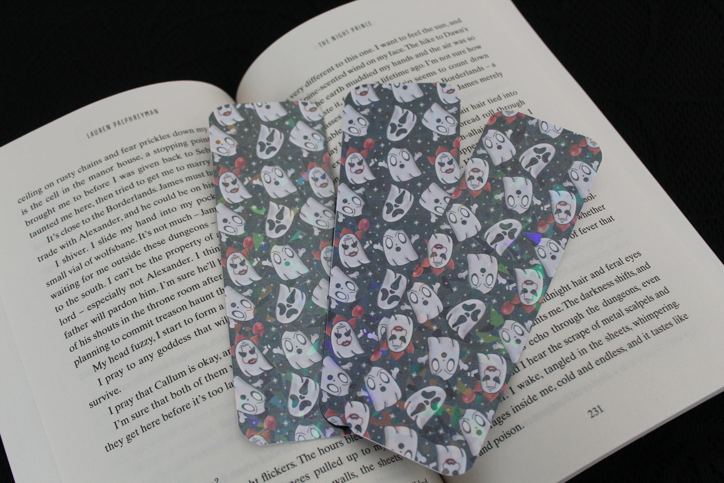 Horror Ghosties - Holographic Bookmark