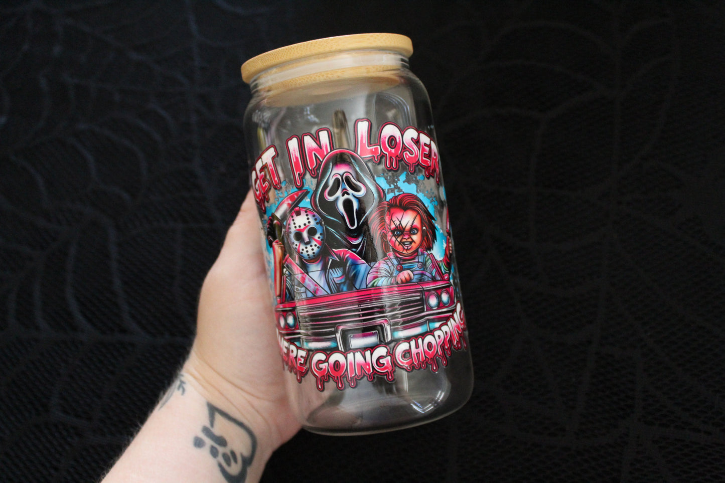 Going Chopping - 16oz Glass Can