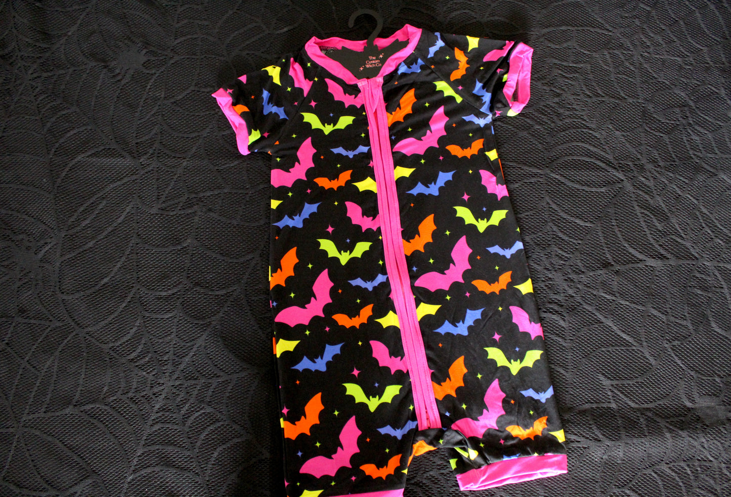 Neon Nightmare Bats - Kids Summer Onesie