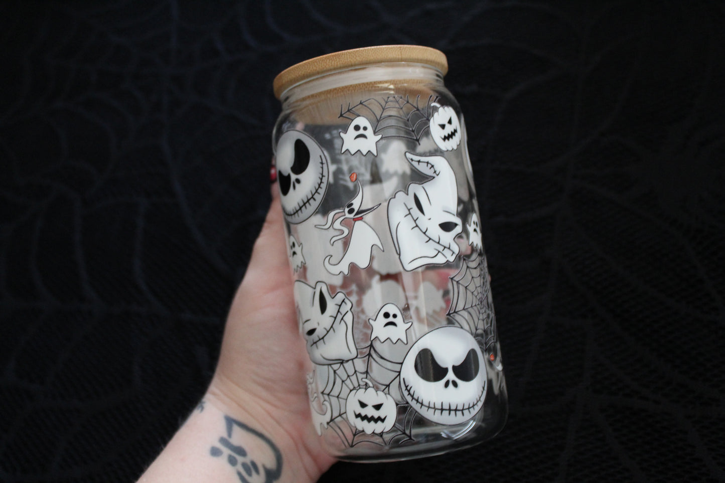 Nightmare Webs - 16oz Glass Can