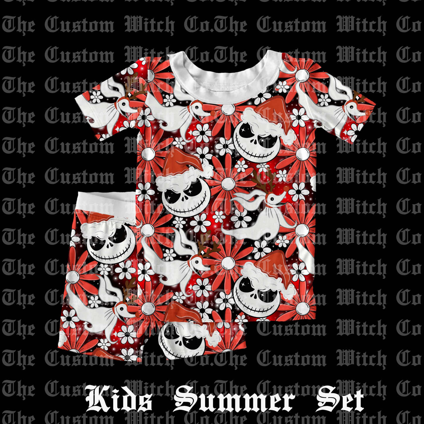 Pre Order Kids Summer Set - A Spookmas Nightmare