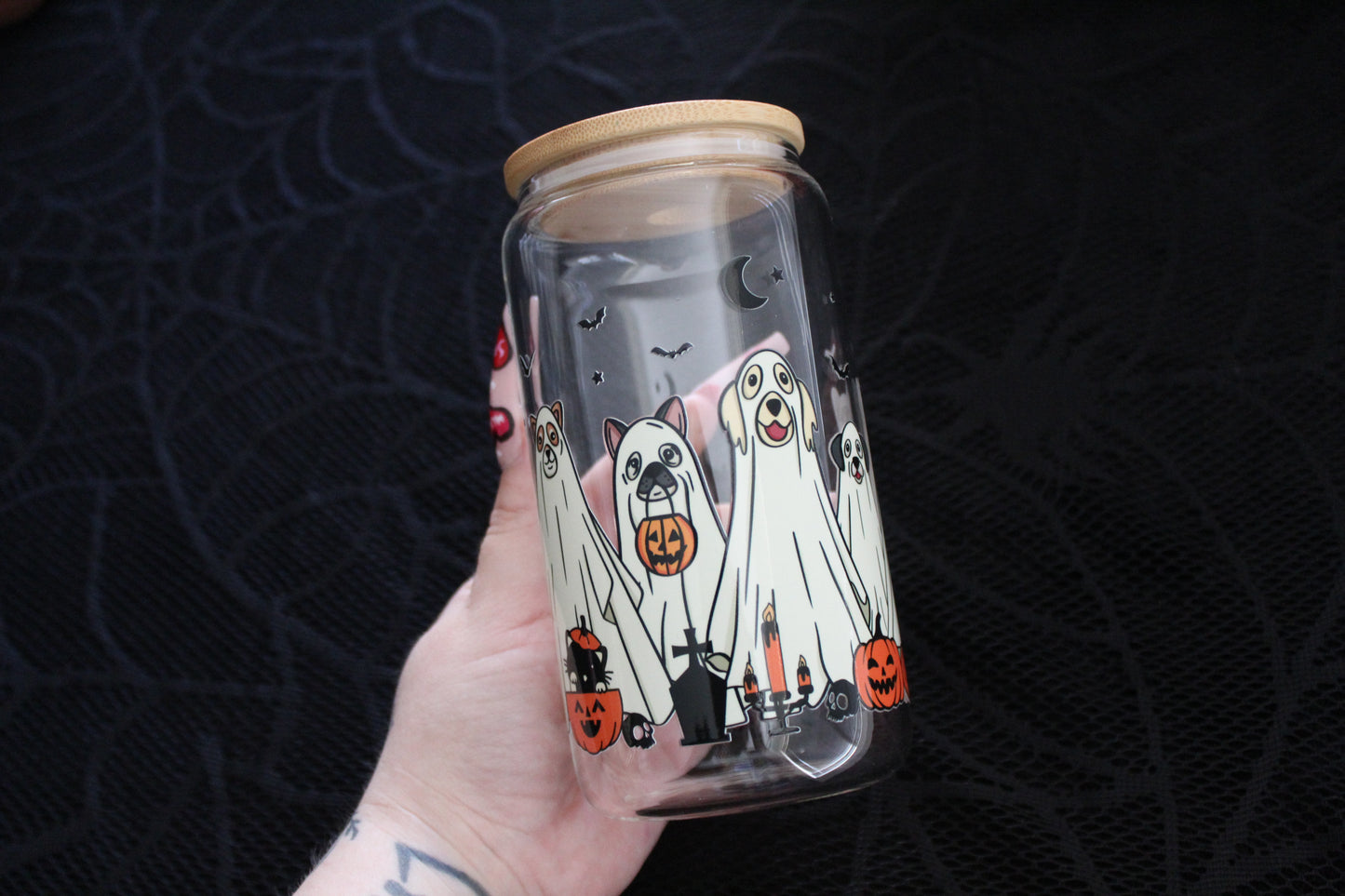 Ghost Dogs - 16oz Glass Can