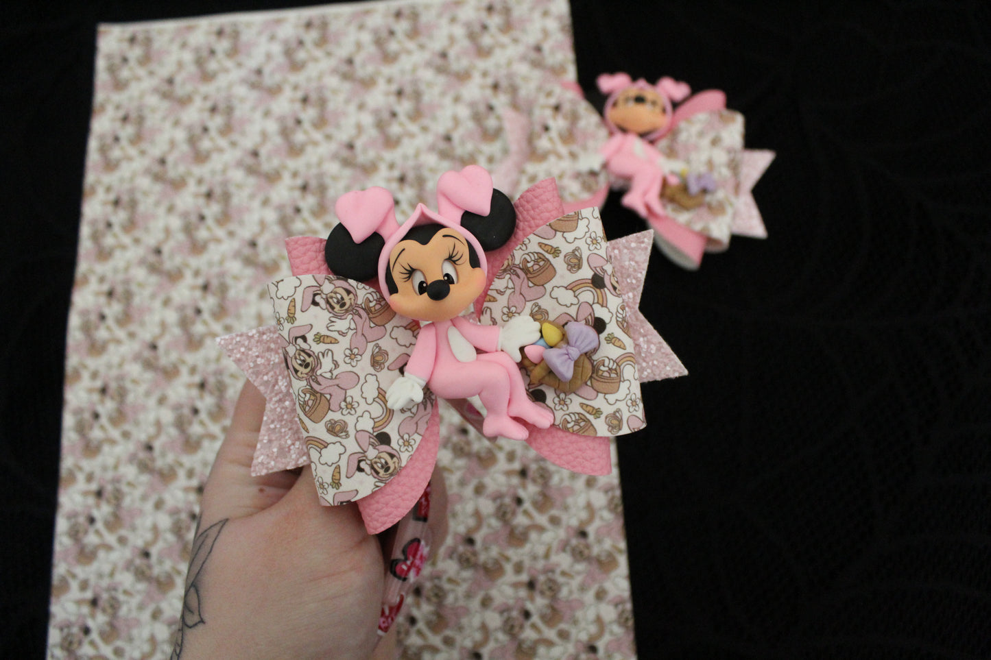 Easter Mouse - Clay Bow