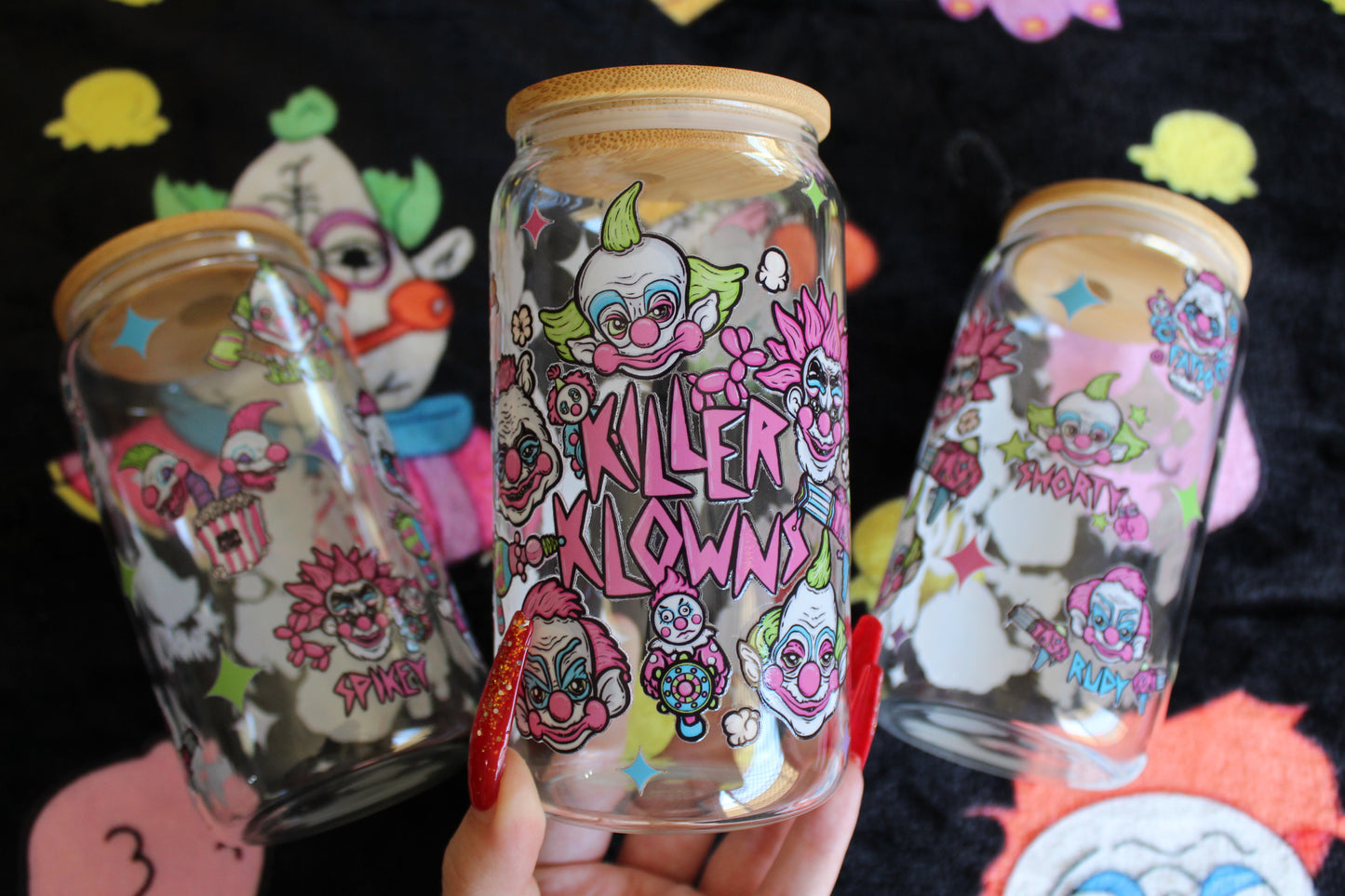 Circle of Klowniez - 16oz Glass Can