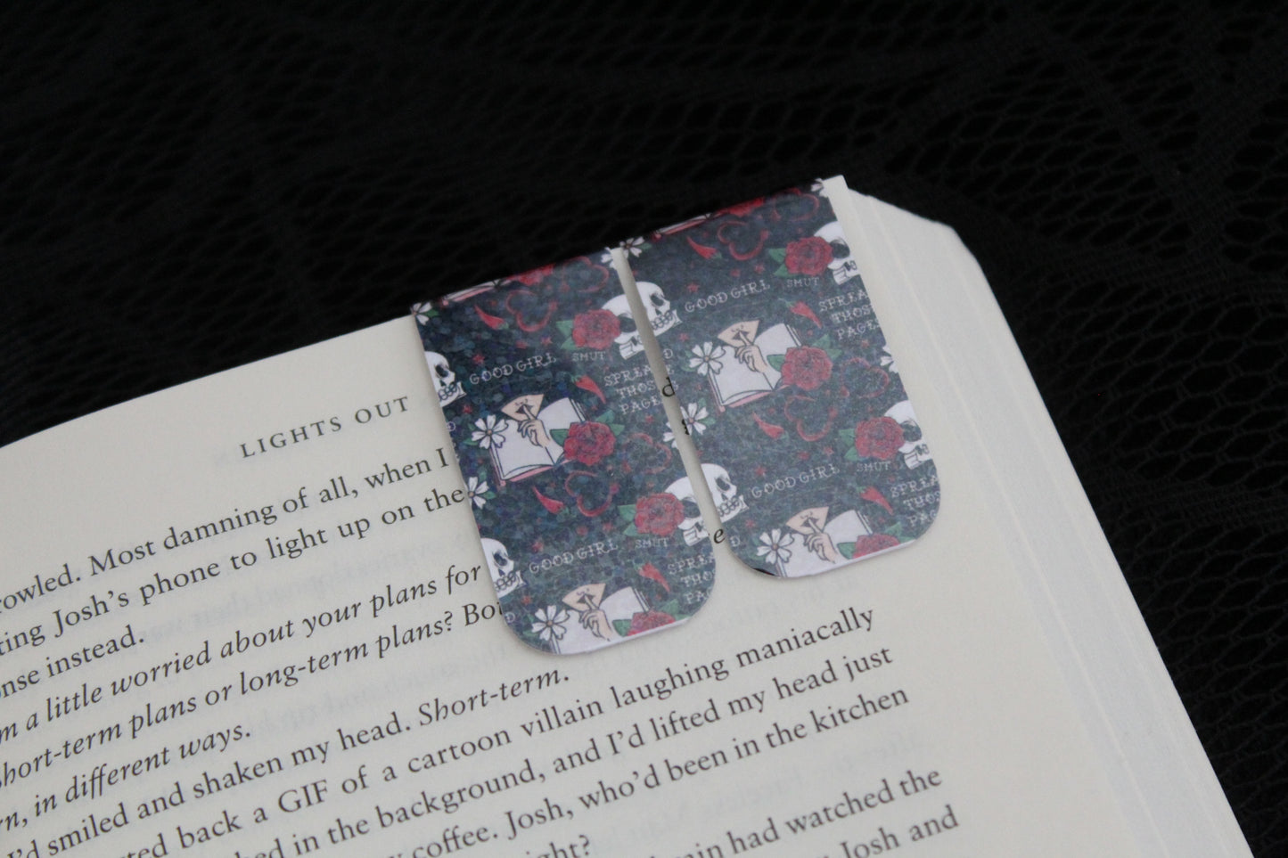 Spread Those Pages - Holographic Magnetic Bookmark