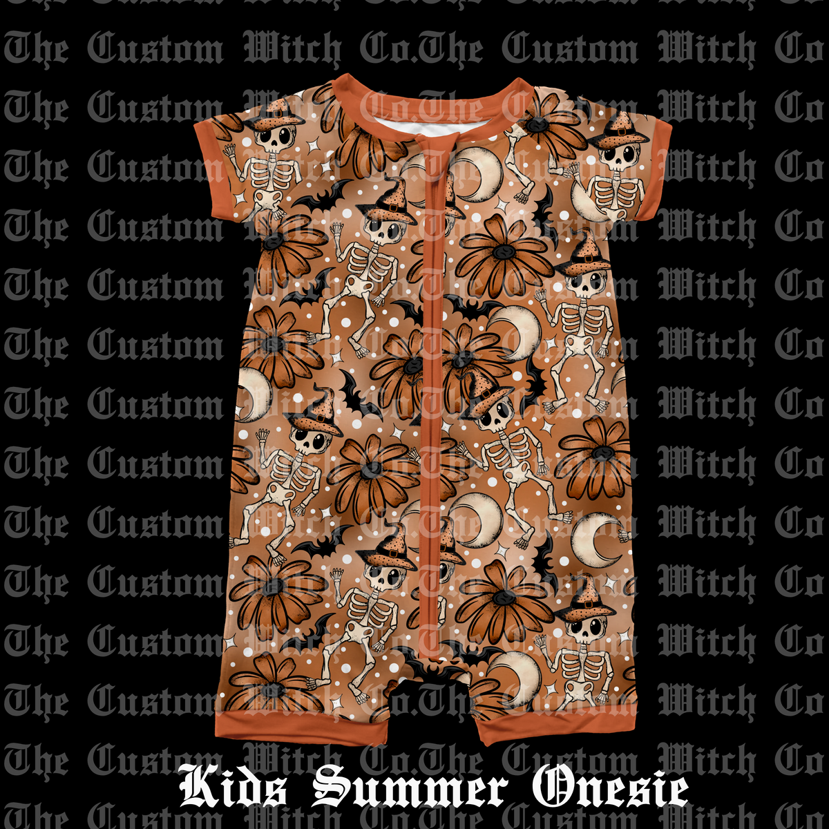 Pre Order Summer Onesie - Witchy Skellies