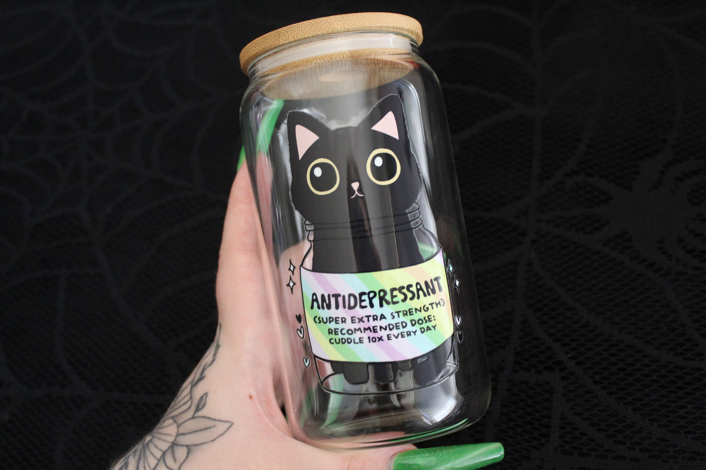 Antidepressants - 16oz Glass Can