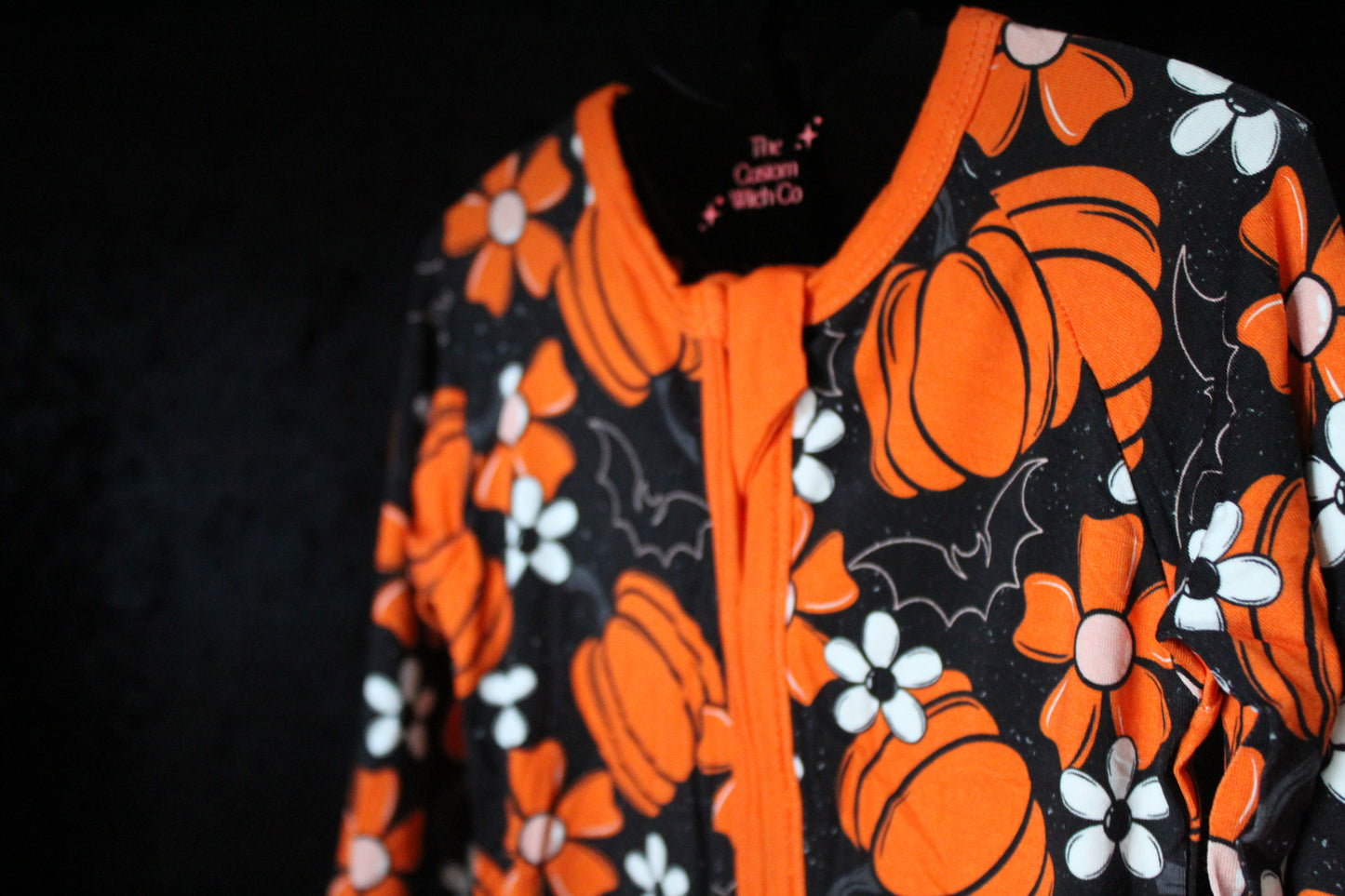 Pumpkin Bats Onesie