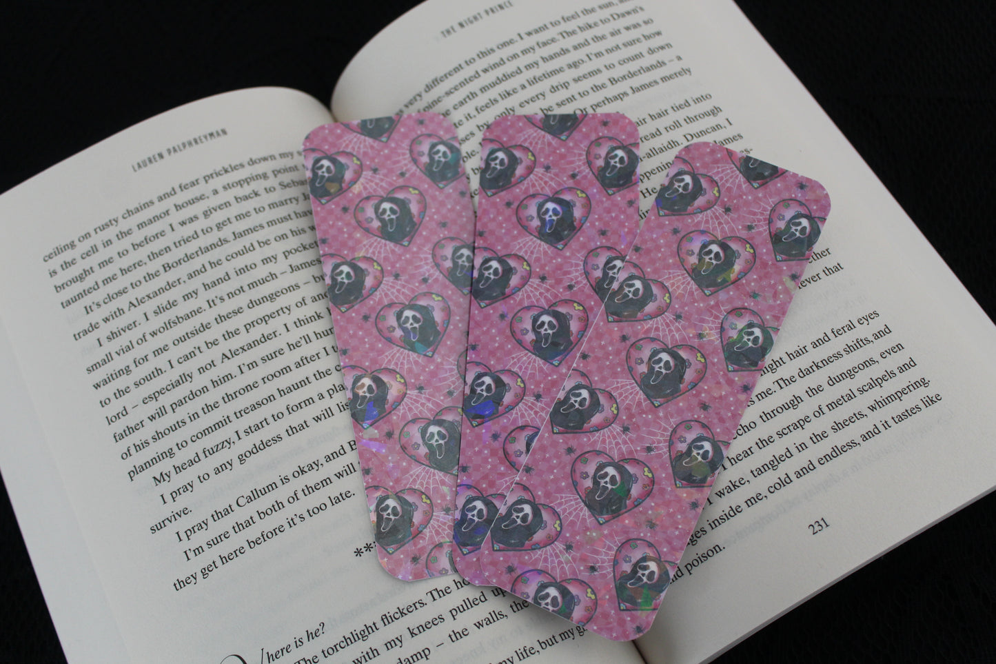 GF Hearts - Holographic Bookmark