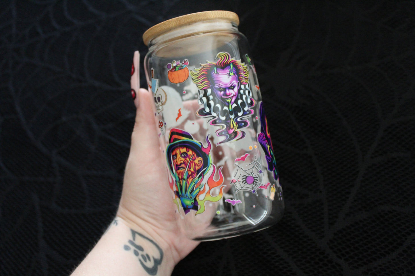 Neon Horror - 16oz Glass Can
