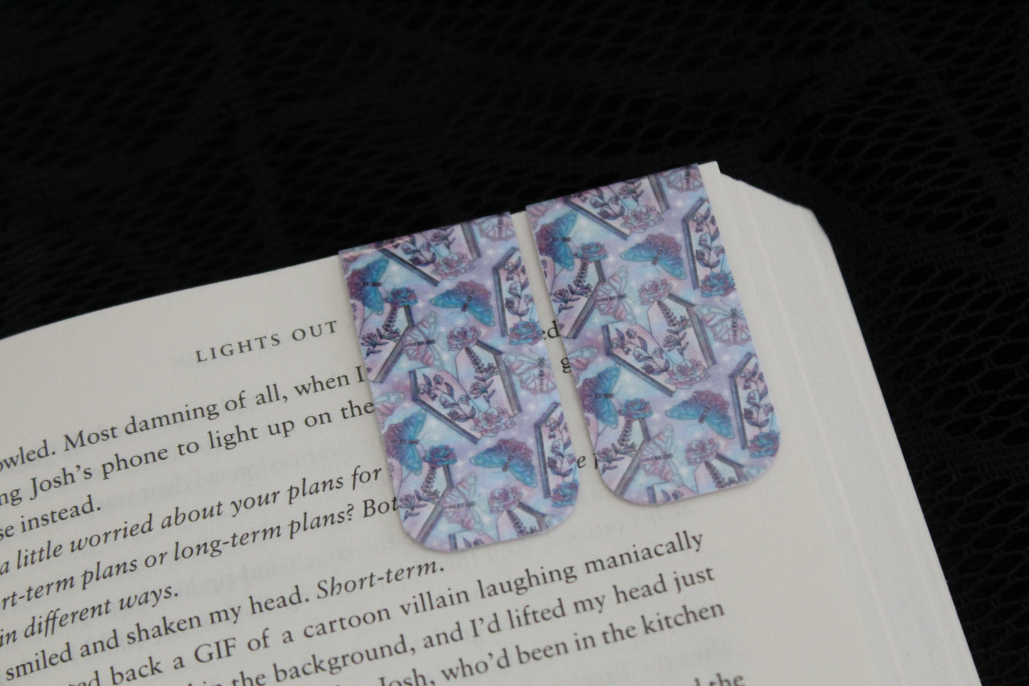 Coffin Books - Holographic Magnetic Bookmark