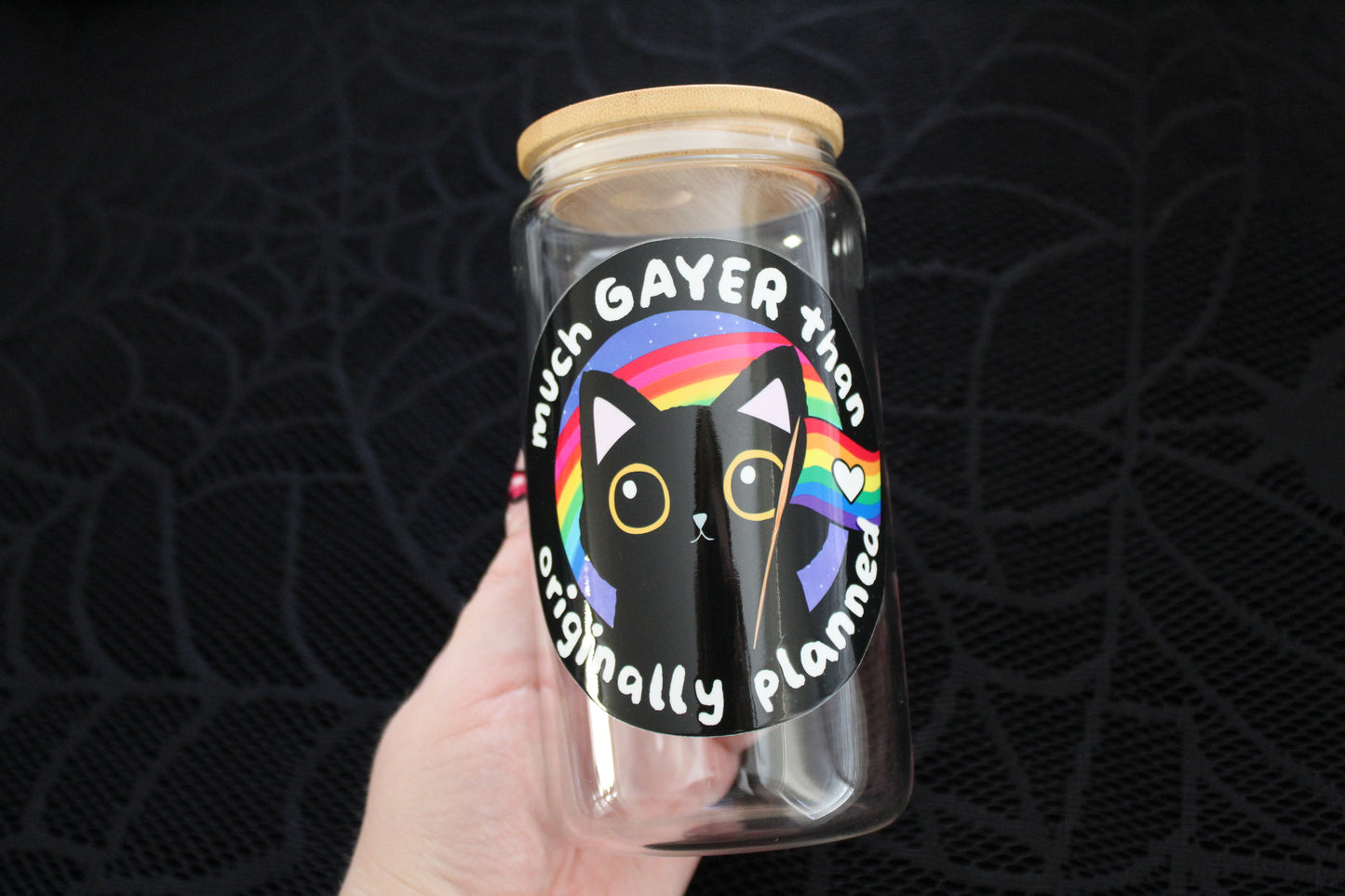 Much Gayer - 16oz Glass Can