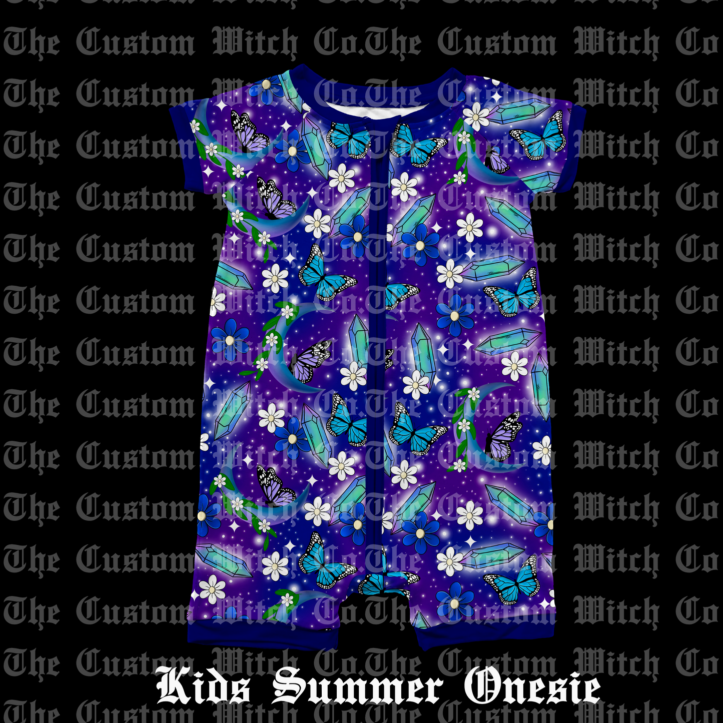 Pre Order Summer Onesie - Butterfly Moon Crystals