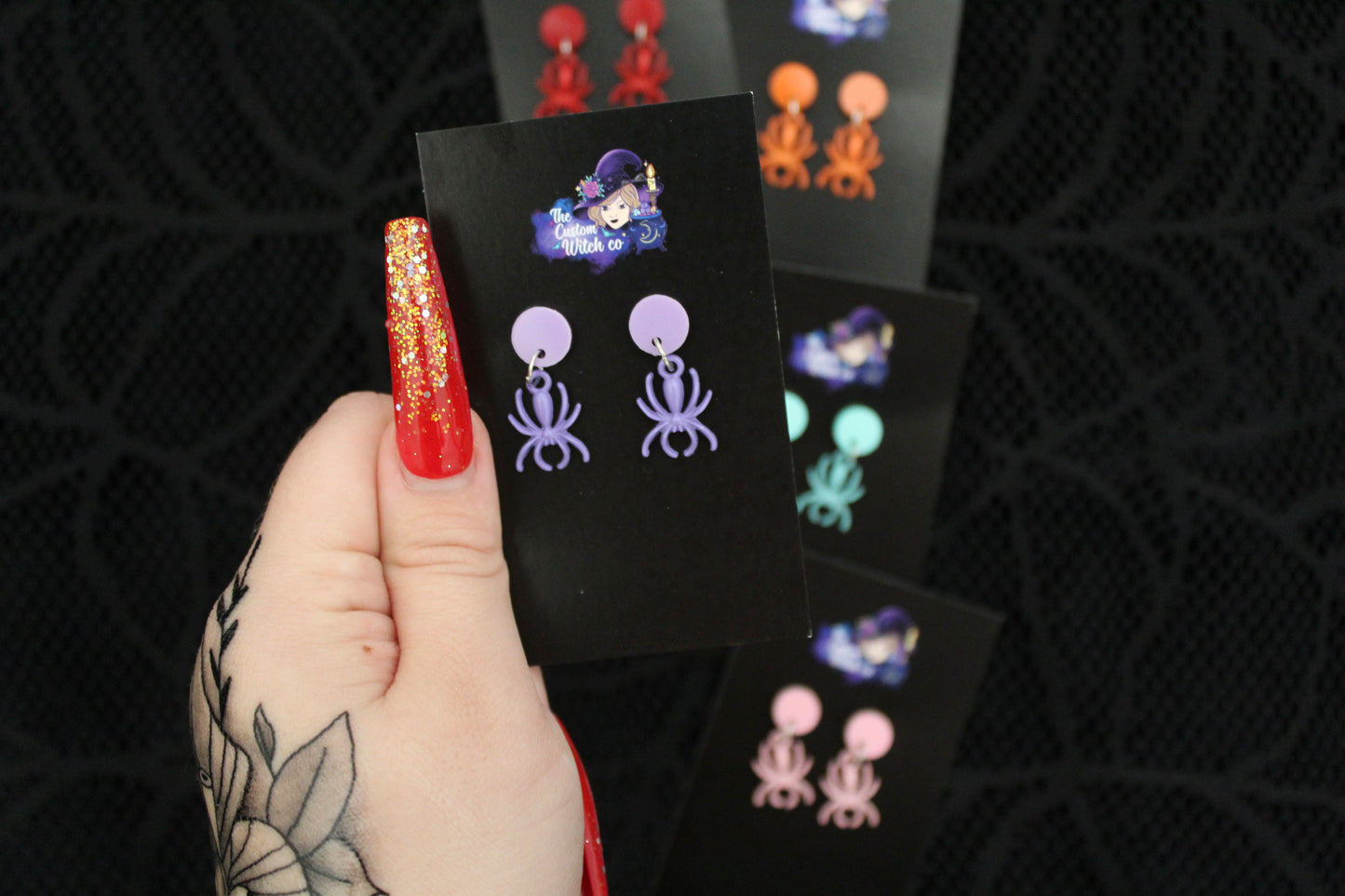 Purple Spiders