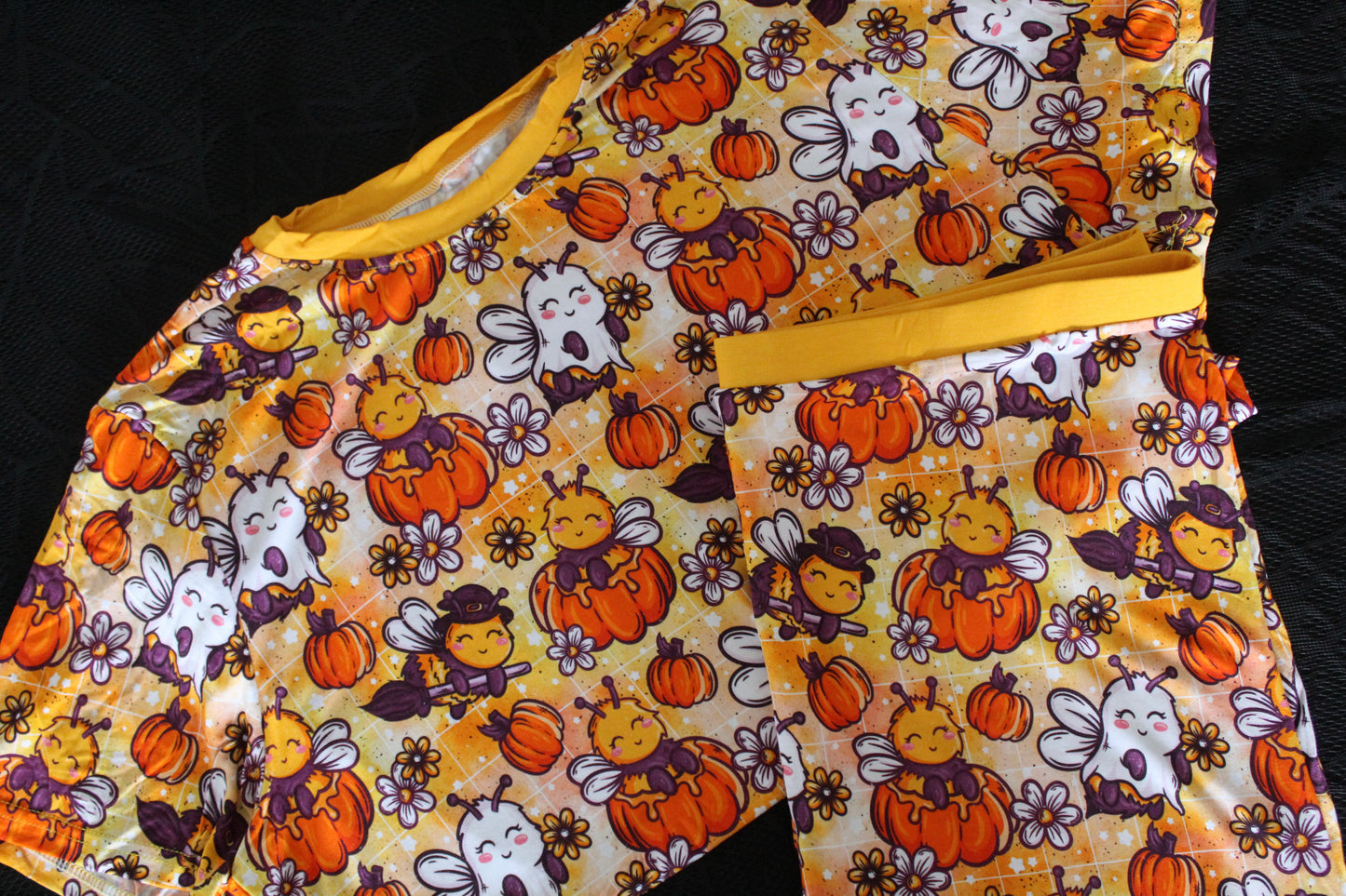 Pumpkin Bees - Adult Summer PJ’s