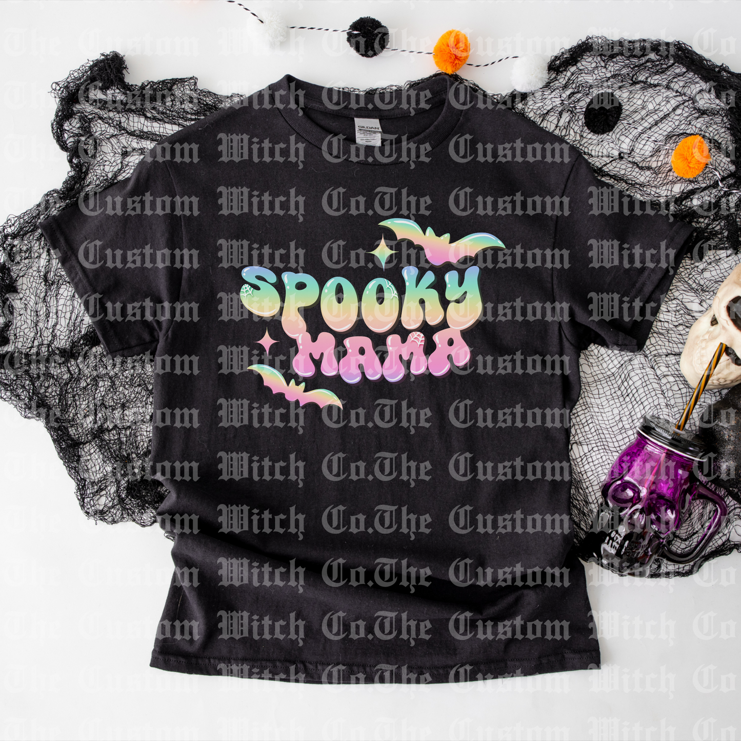 Pre Order Adult Tee - Spooky Mama