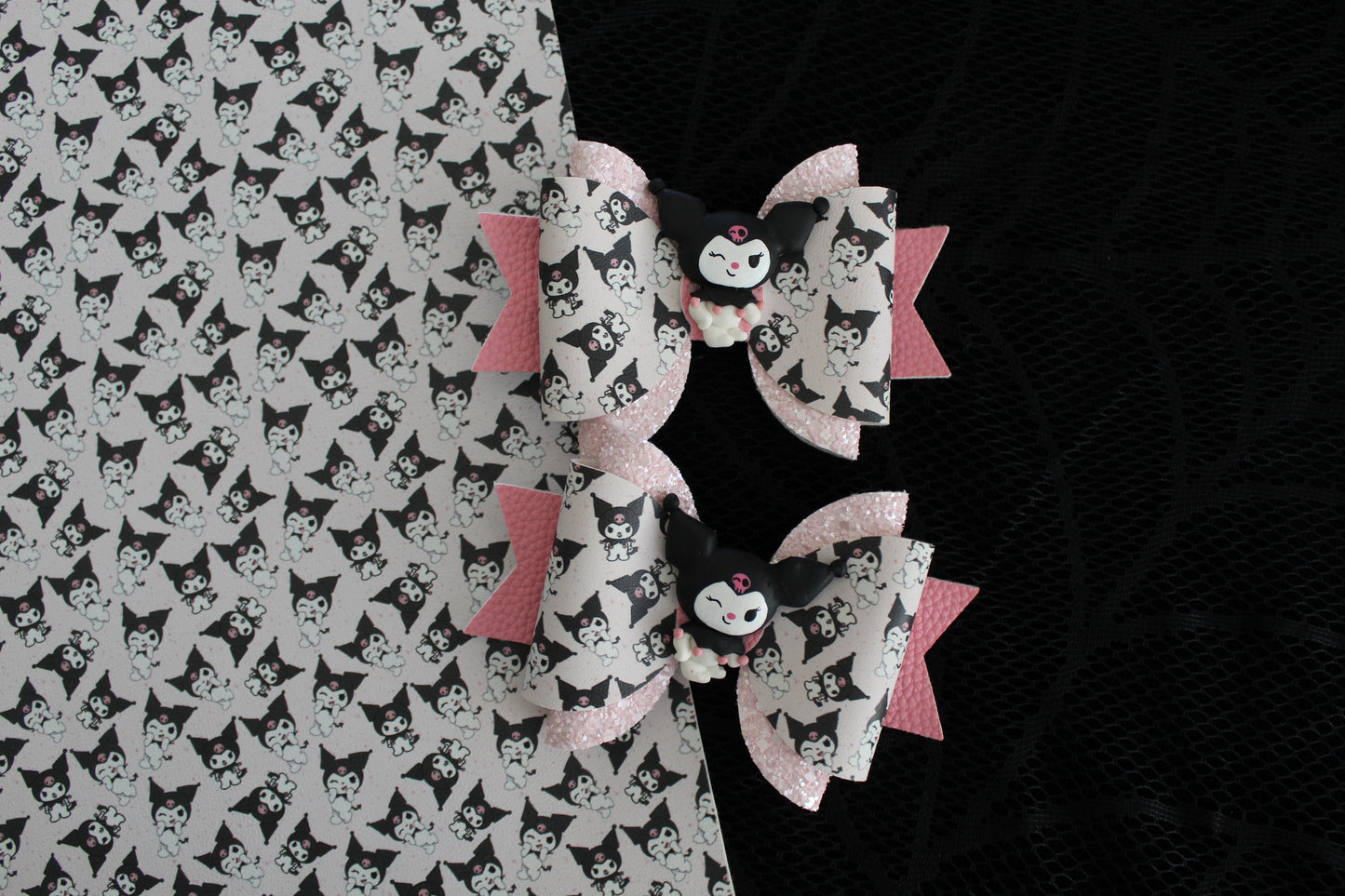 Kawaii Punk Kitty - Clay Bow