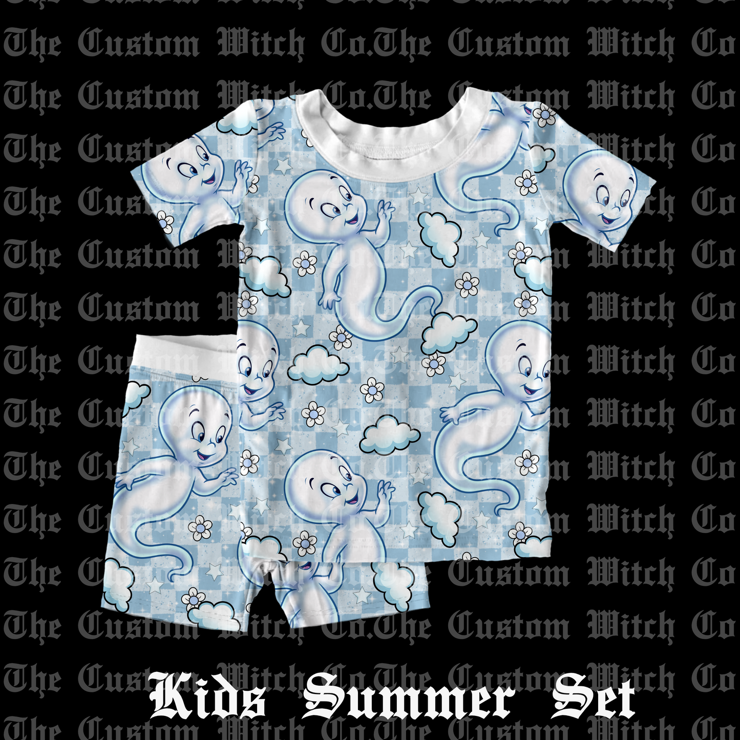 Pre Order Kids Summer Set - Ghostly Clouds