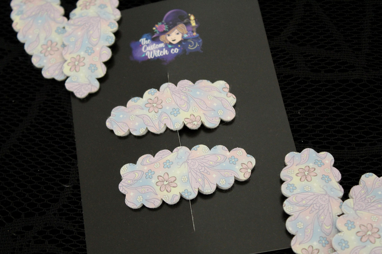 Moon Moths - Snap Clip Duo