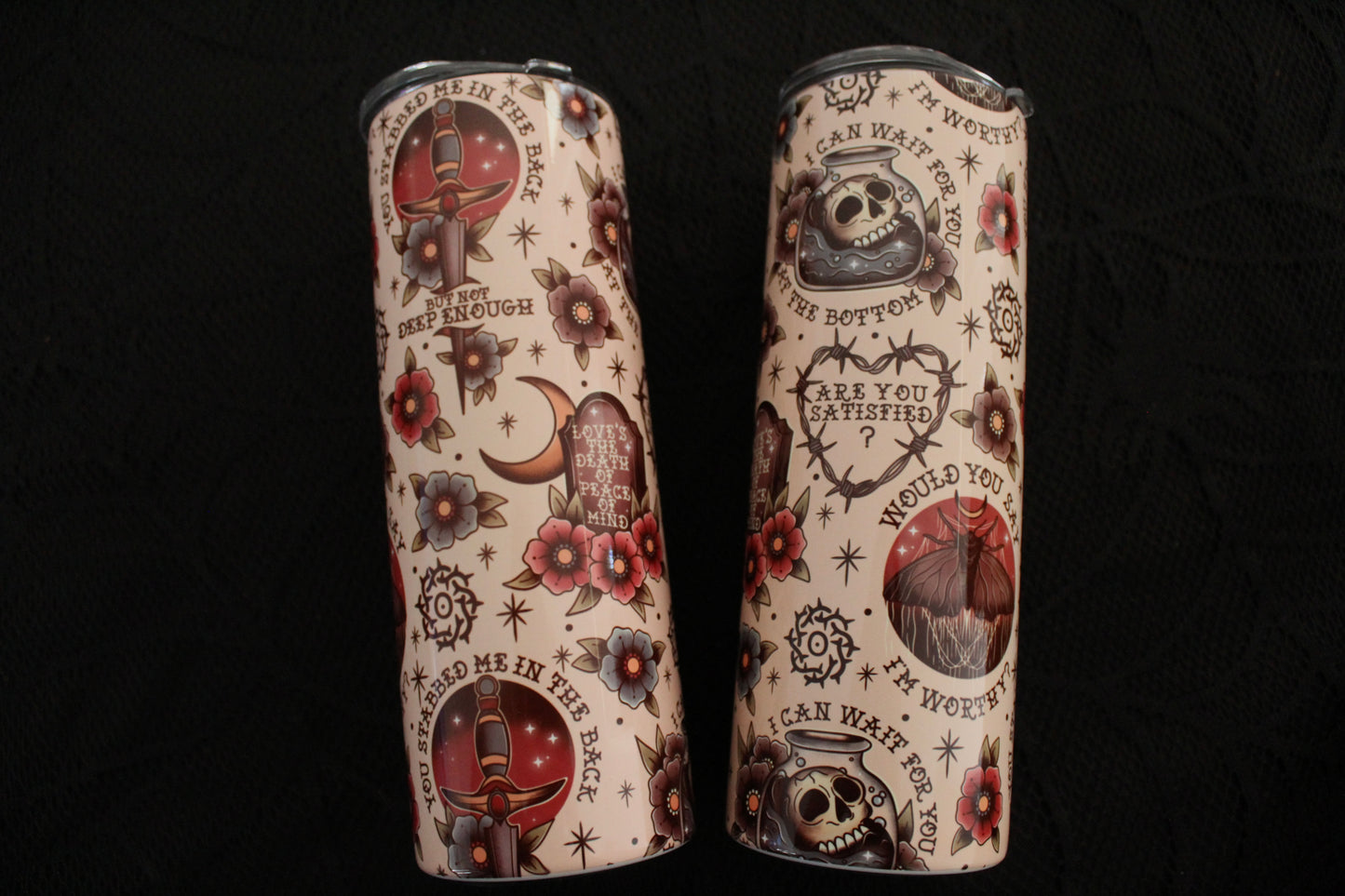 Satisfied - 20oz Steel Tumbler