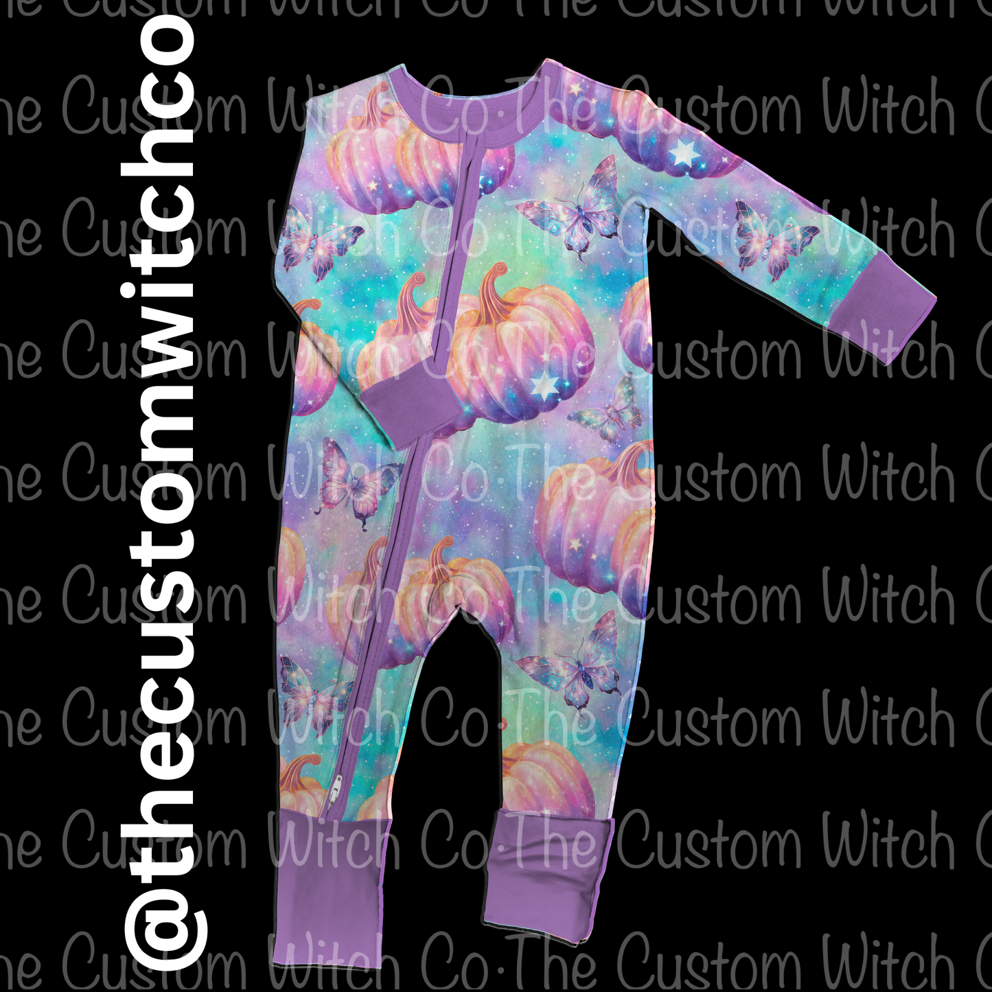 Pre Order - Pumpkins and Butterflies Onesie