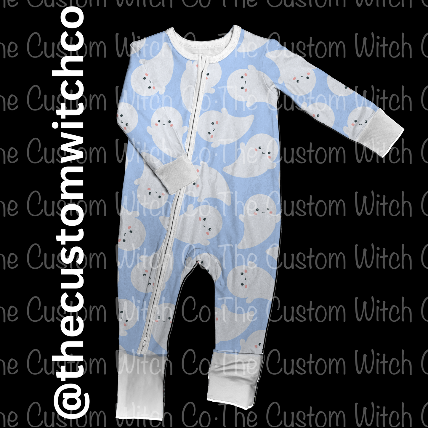 Pre Order - Blue Ghosties Onesie