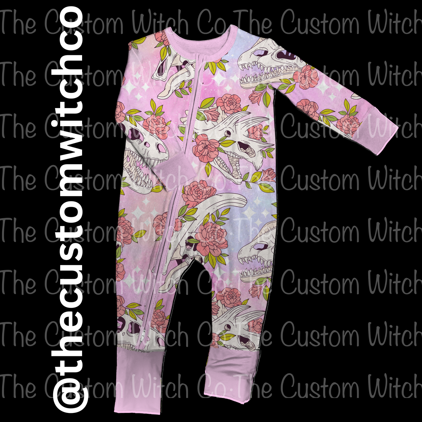 Pre Order - Dino Skulls Onesie