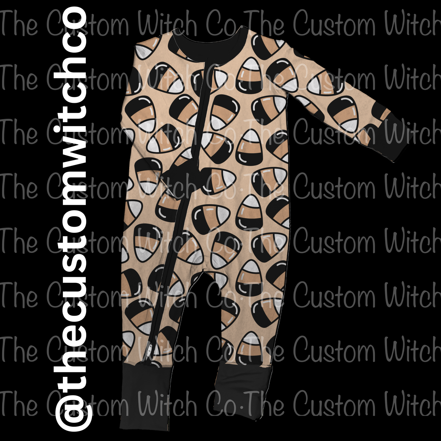 Pre Order - Beige Candy Corn Onesie