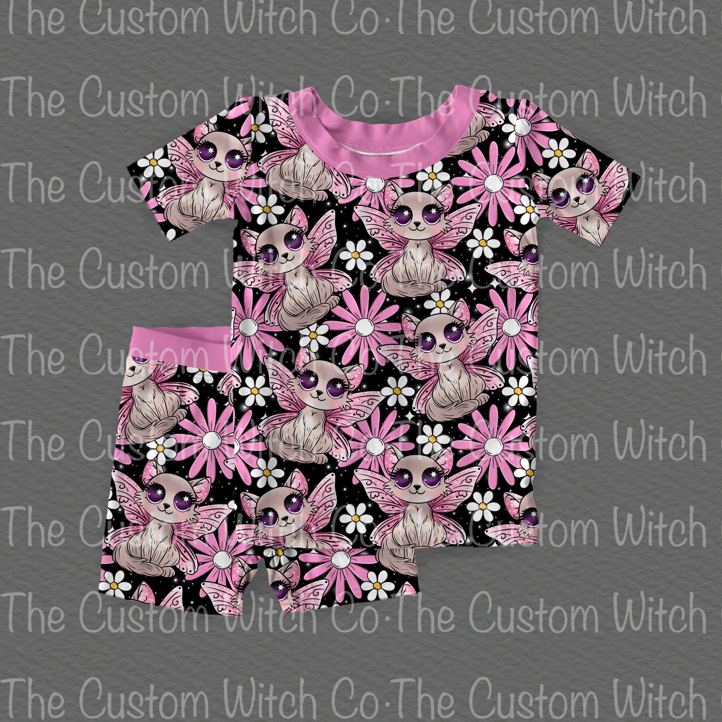 Pre Order Kids 2 Piece Set - Fairy Kitties