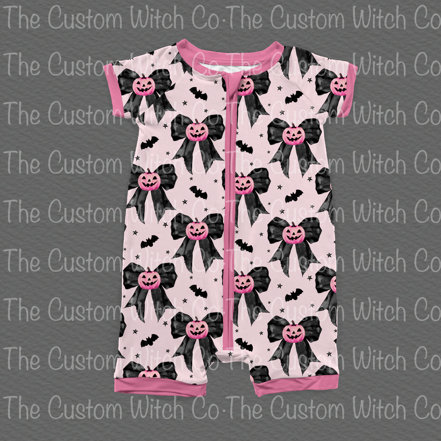 Pre Order Summer Onesie - Pumpkin Bows