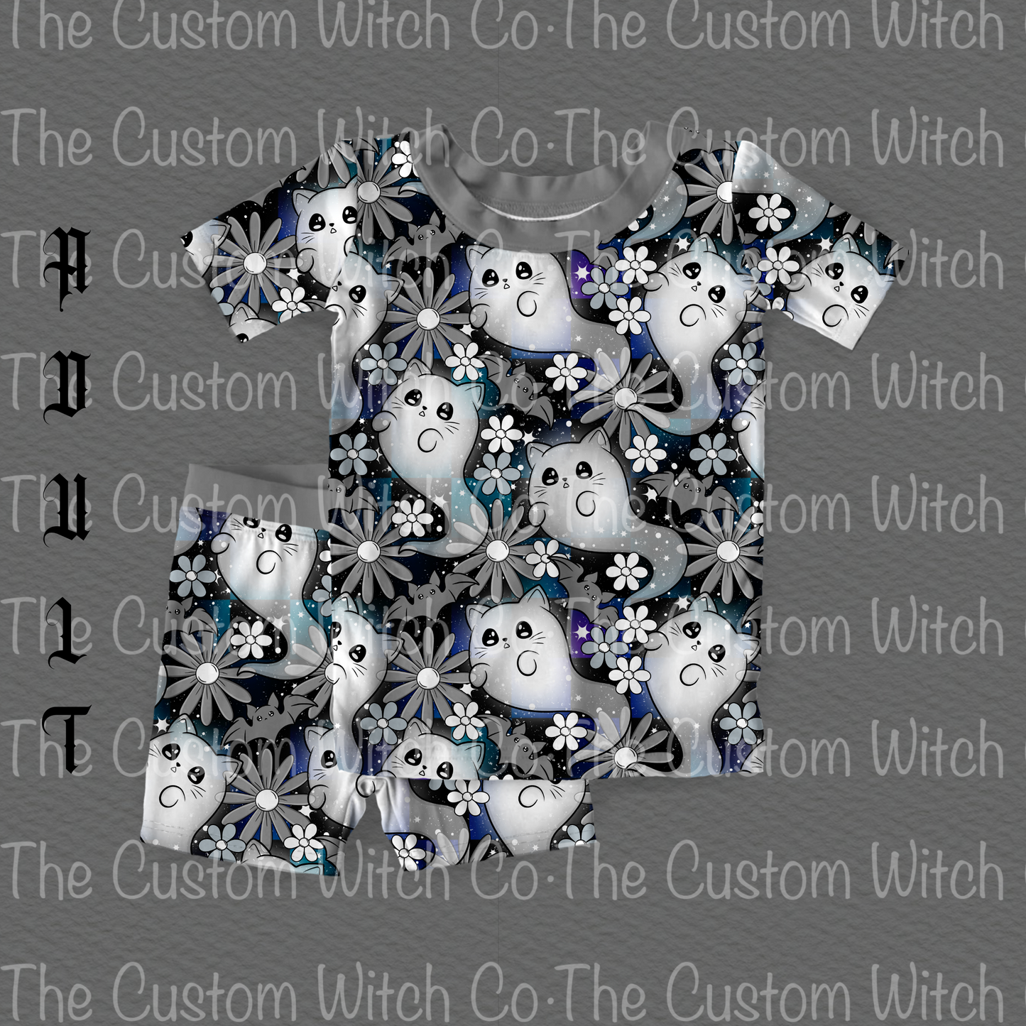 Pre Order Adult PJ’s - Ghostly Kitties