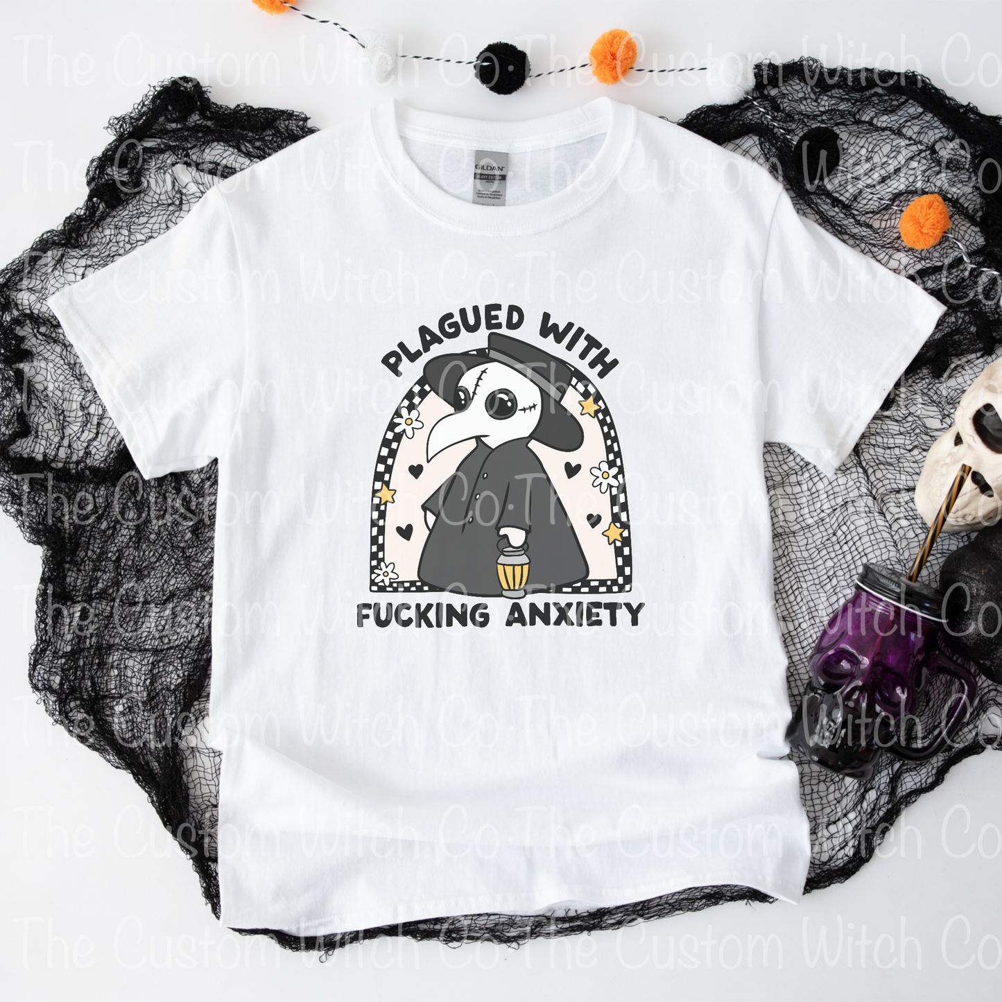 Pre Order Adult Tee - Plagued With Anxiety