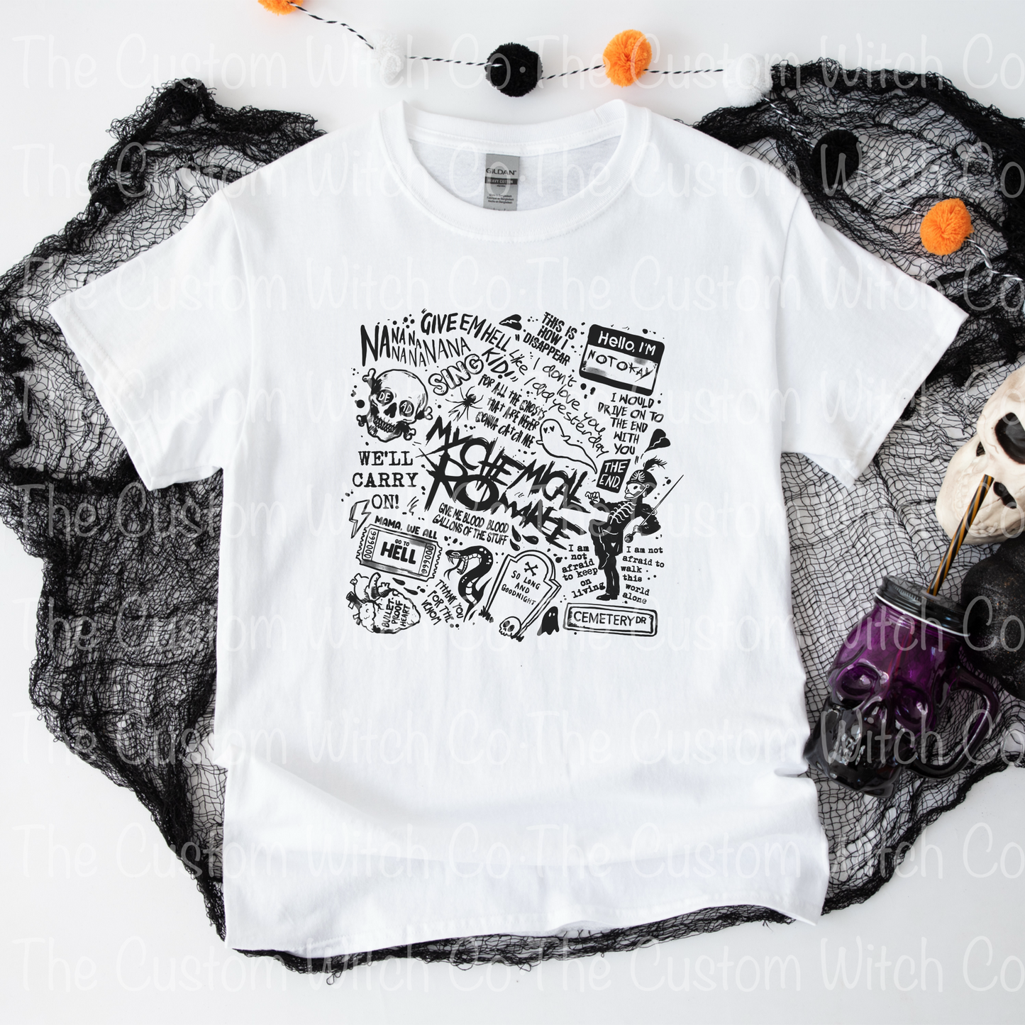 Pre Order Adult Tee - MCR Lyrics