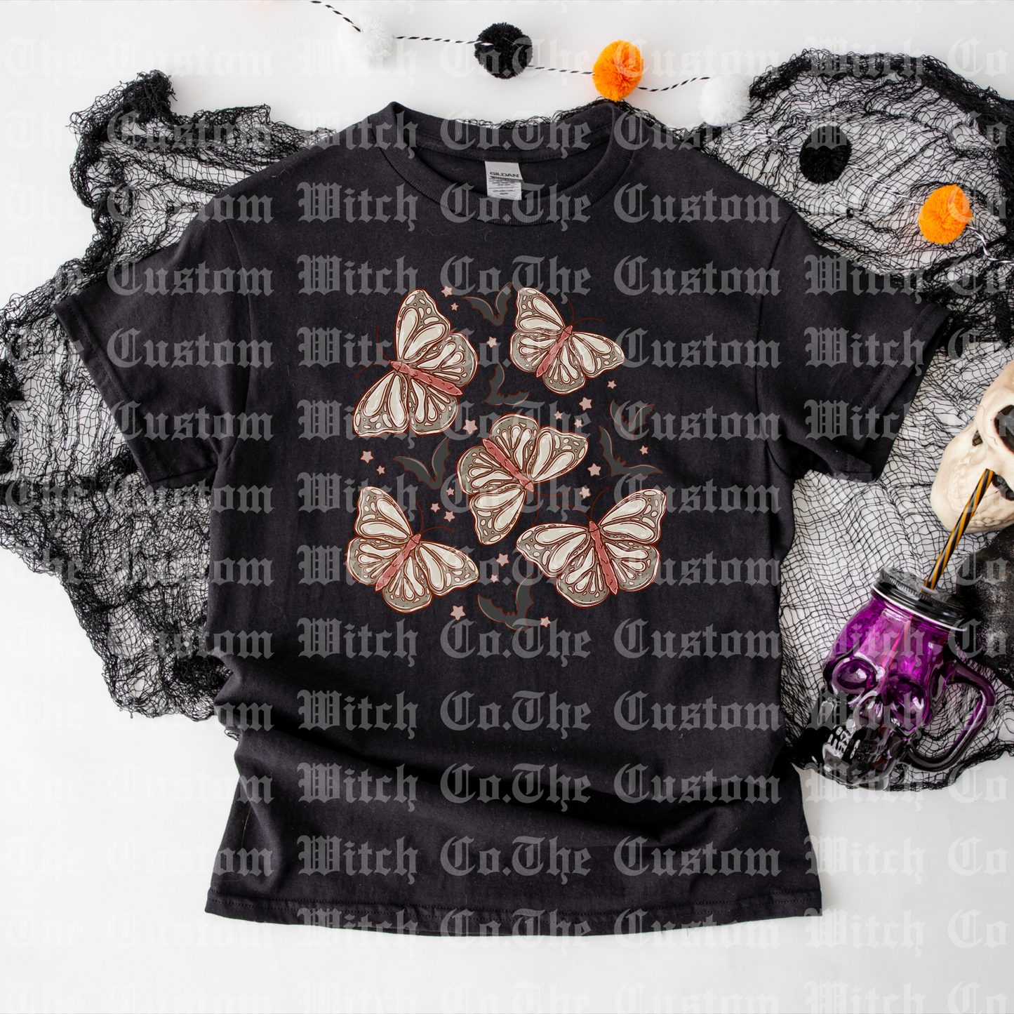 Pre Order Adult Tee - Bats & Butterflies