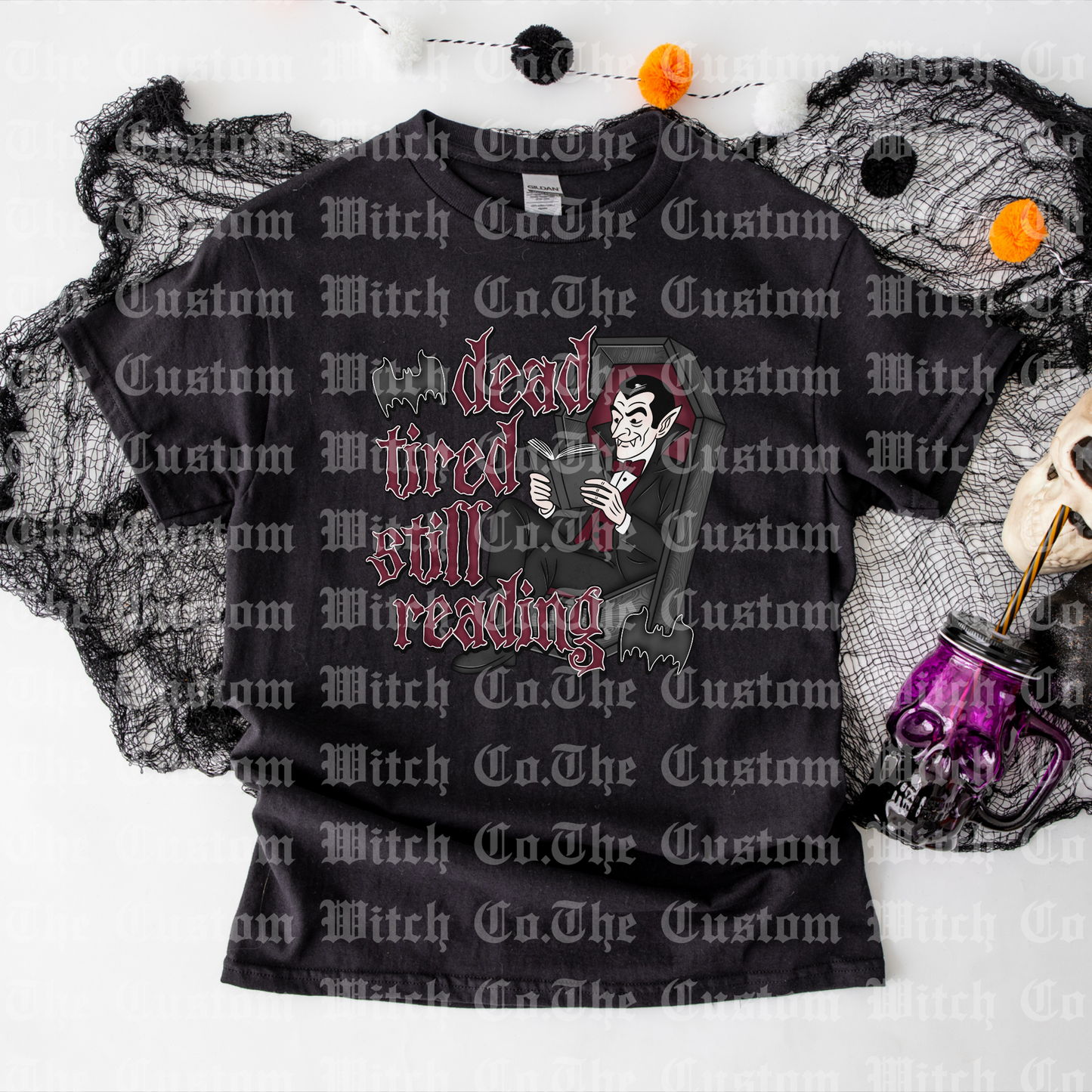 Pre Order Adult Tee - Dead Tired, Still Reading