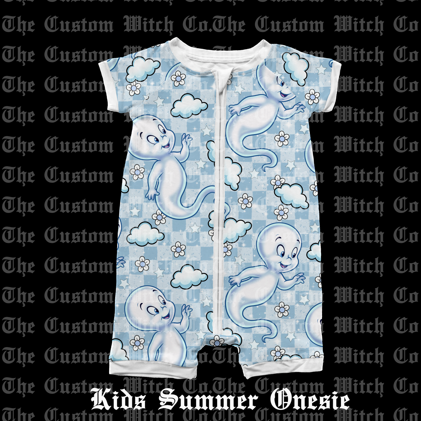 Pre Order Summer Onesie - Ghostly Clouds