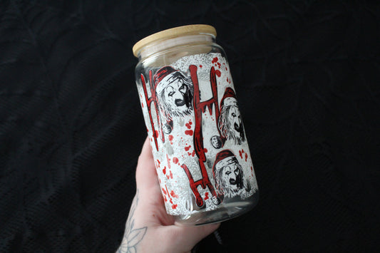 Ho Ho Ho - 16oz Glass Can