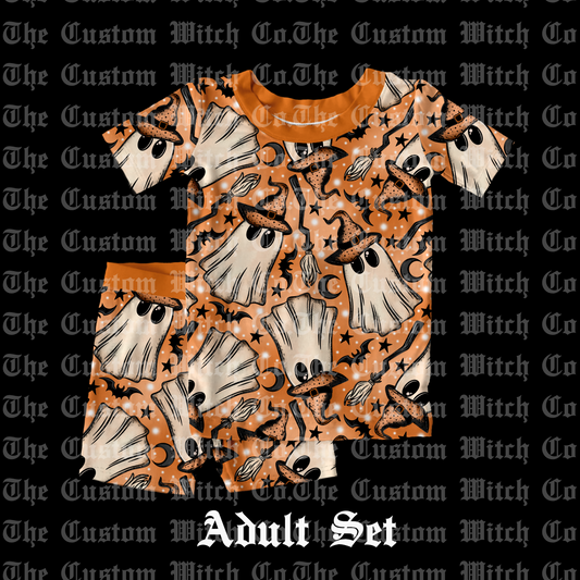 Pre Order Adult PJ’s - Witchy Ghosts