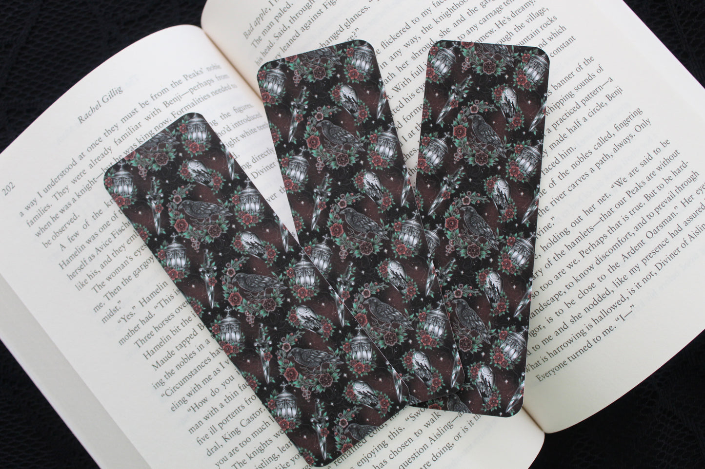 Red Raven - Matte Bookmark