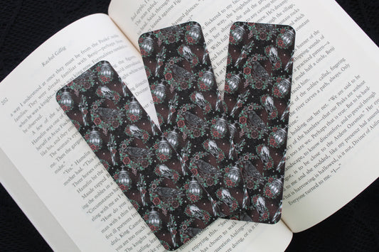 Red Raven - Matte Bookmark