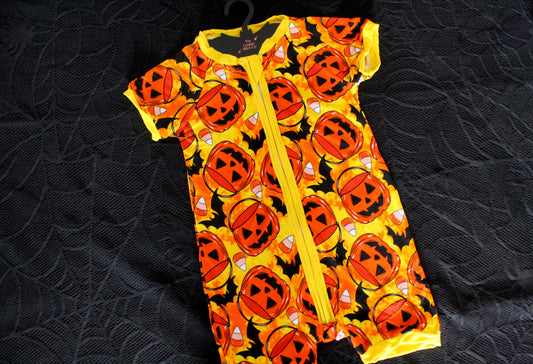 Halloween Buckets - Kids Summer Onesie