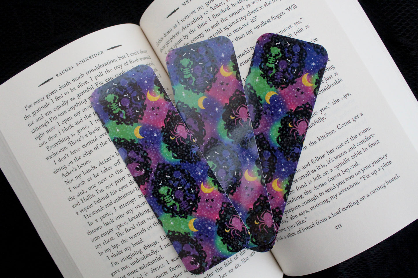 Neon Nightmare Frames - Holographic Bookmark