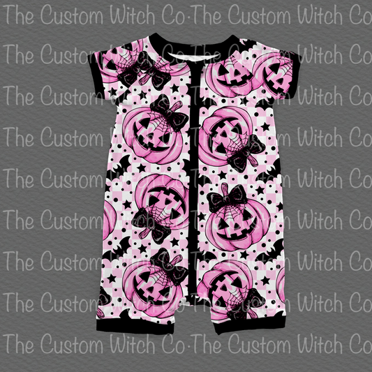 Pre Order Summer Onesie - Pink Pumpkins