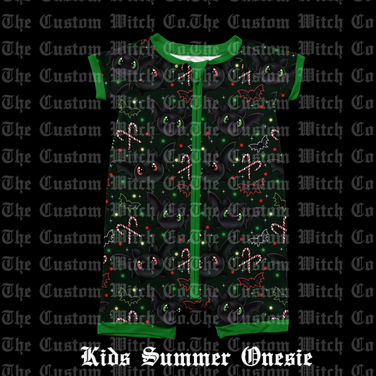 Pre Order Summer Onesie - Spookmas Bats