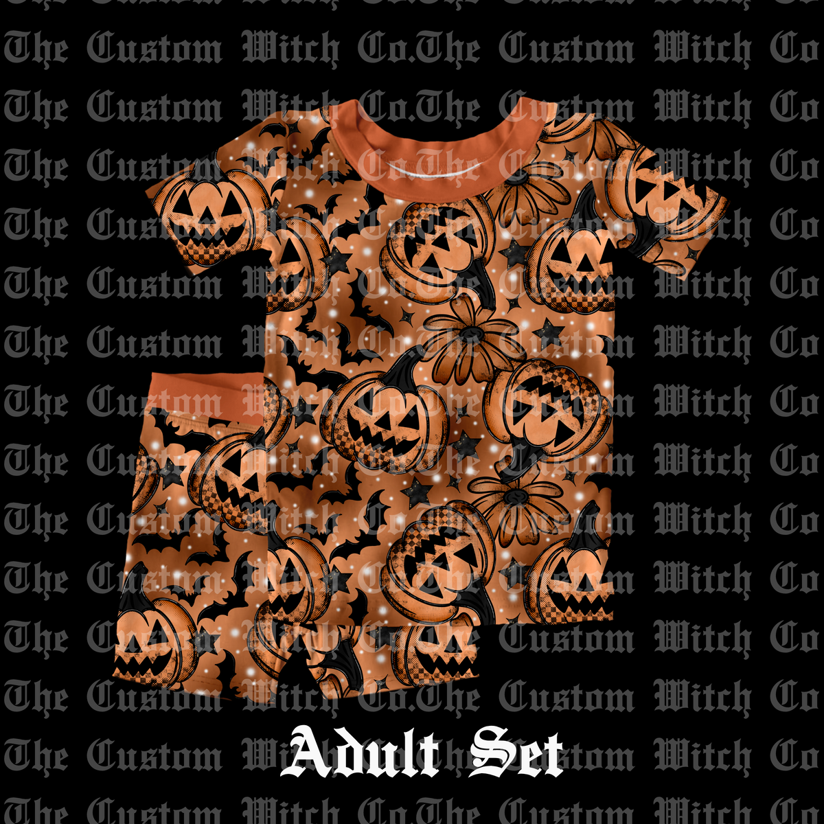 Pre Order Adult PJ’s - Rustic Jack-o-Lanterns