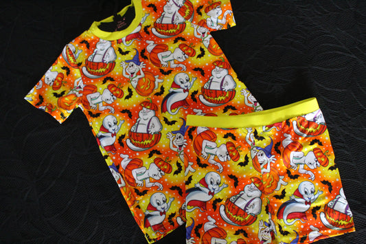 Friendly Pumpkin Ghosts - Kids Summer Set