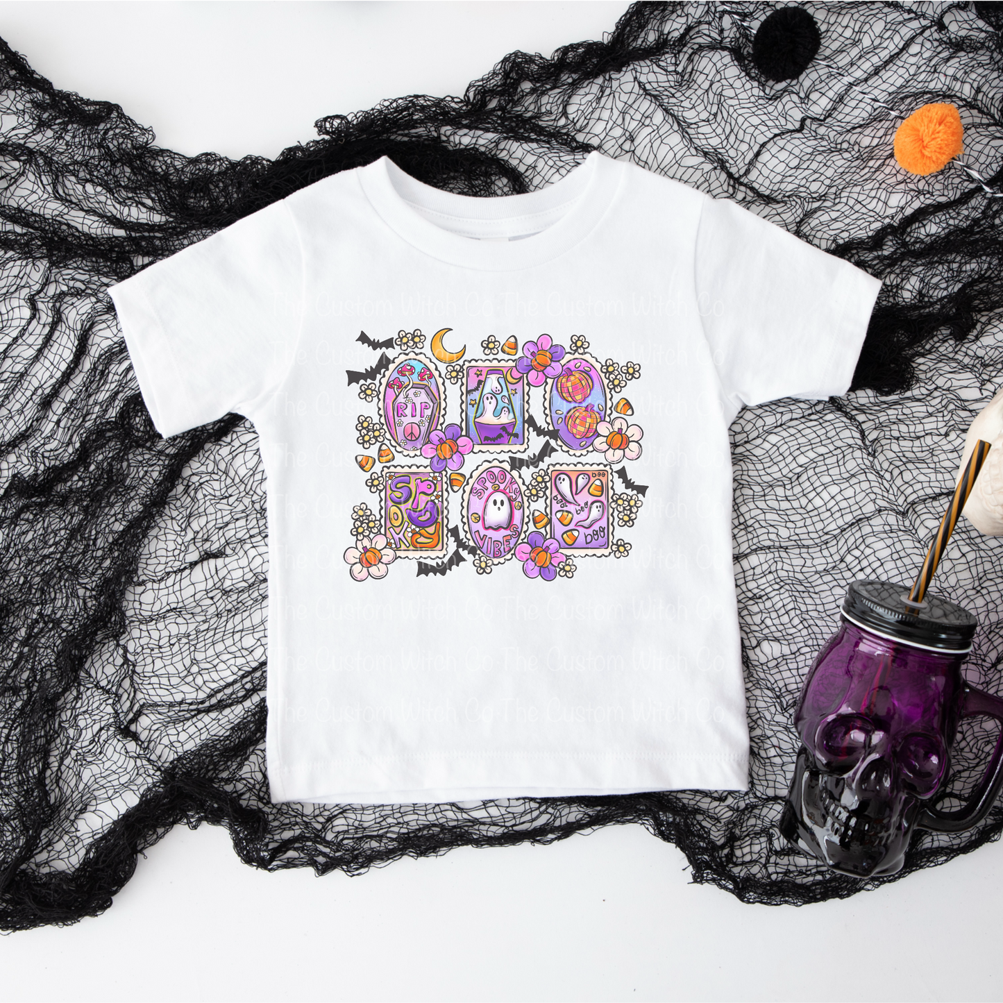Pre Order - Spooky Stamps Kids Tee
