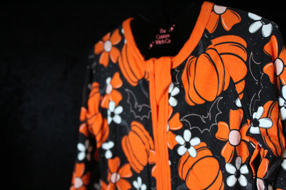 Pumpkin Bats Onesie