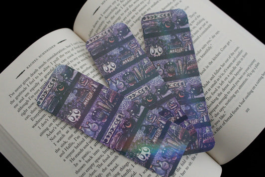 Witchy Shelves - Holographic Bookmark